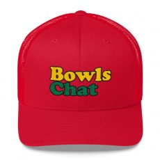 Retro Trucker Cap with Embroidered BowlsChat Name